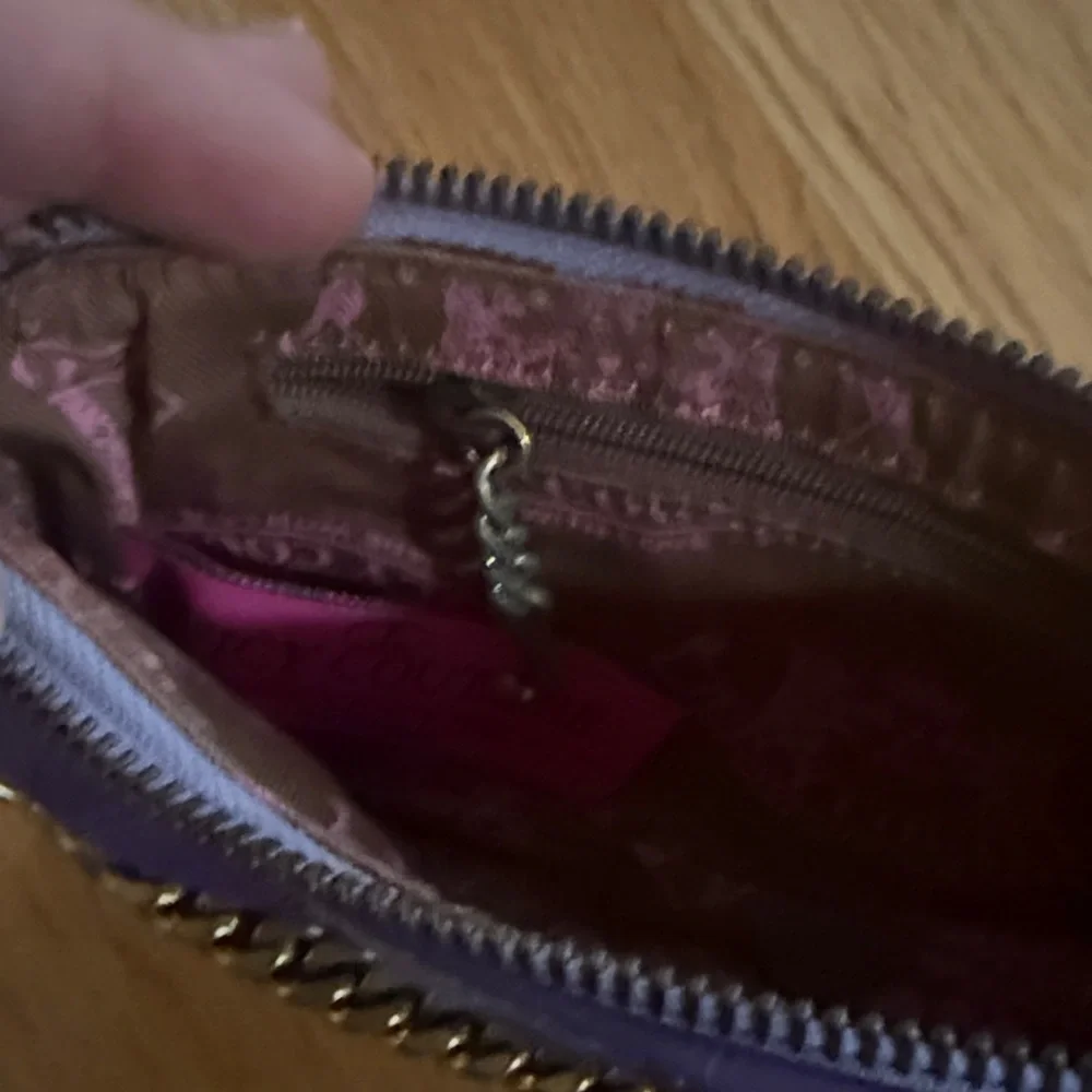 Juicy Couture | RARE vintage y2k purple cowhide hair leather baguette mini bag - Picture 4 of 6